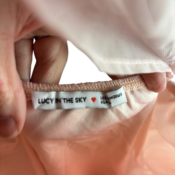 Lucy in the Sky Pink Ruffled Backless Sundress - Picture 5 of 6